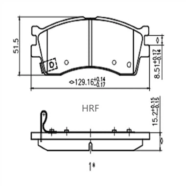 Кочионе плочице за Киа Рио