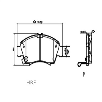 Предње кочионе плочице за Хонда Јазз